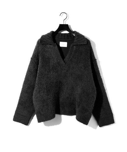 MIDIUMISOLID / ミディウミソリッド ニット・セーター | MIDIUMISOLID フェザーヤーンスキッパープルオーバー | 詳細8