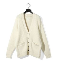 MIDIUMISOLID / ミディウミソリッド カーディガン・ボレロ | MIDIUMISOLID フェザーヤーンロングカーディガン