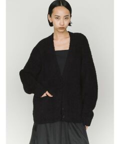 MIDIUMISOLID / ミディウミソリッド カーディガン・ボレロ | MIDIUMISOLID フェザーヤーンロングカーディガン