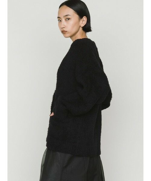 MIDIUMISOLID / ミディウミソリッド カーディガン・ボレロ | MIDIUMISOLID フェザーヤーンロングカーディガン | 詳細11