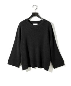 MIDIUMISOLID / ミディウミソリッド ニット・セーター | MIDIUMISOLID for Ladies リブピンタックプルオーバー