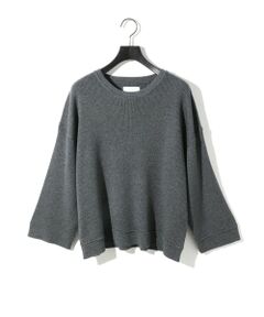 MIDIUMISOLID / ミディウミソリッド ニット・セーター | MIDIUMISOLID for Ladies リブピンタックプルオーバー