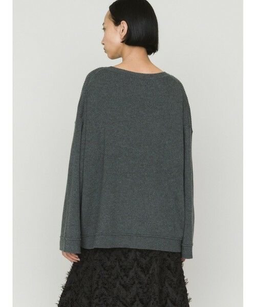 MIDIUMISOLID / ミディウミソリッド ニット・セーター | MIDIUMISOLID for Ladies リブピンタックプルオーバー | 詳細6