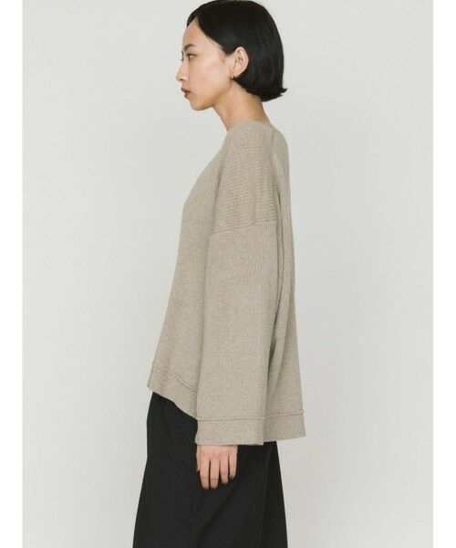 MIDIUMISOLID / ミディウミソリッド ニット・セーター | MIDIUMISOLID for Ladies リブピンタックプルオーバー | 詳細19