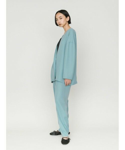 MIDIUMISOLID / ミディウミソリッド ノーカラージャケット | MIDIUMISOLID for Ladies ジャケットライクカーディガン | 詳細8