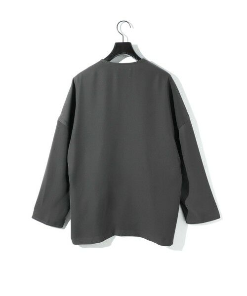 MIDIUMISOLID / ミディウミソリッド ノーカラージャケット | MIDIUMISOLID for Ladies ジャケットライクカーディガン | 詳細16