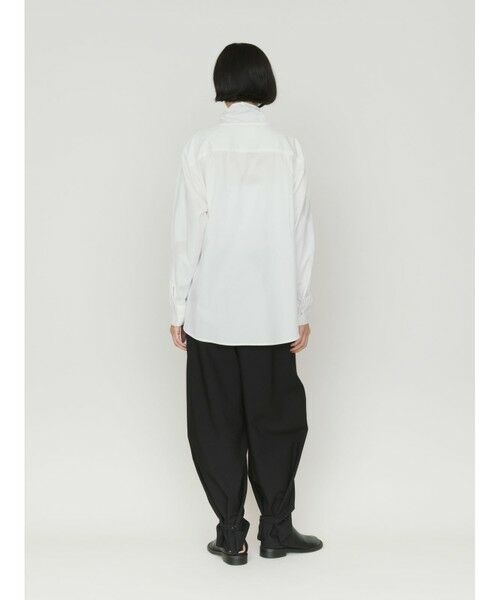 MIDIUMISOLID / ミディウミソリッド シャツ・ブラウス | MIDIUMISOLID for Ladies ドレープハイネックシャツ | 詳細11