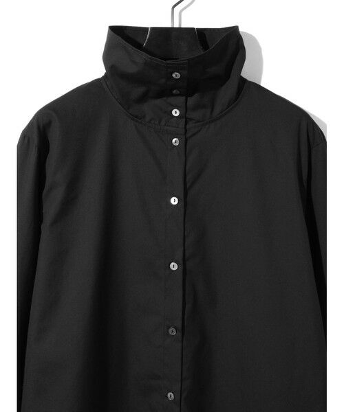 MIDIUMISOLID / ミディウミソリッド シャツ・ブラウス | MIDIUMISOLID for Ladies ドレープハイネックシャツ | 詳細13