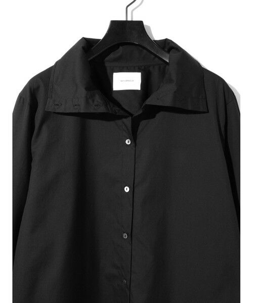 MIDIUMISOLID / ミディウミソリッド シャツ・ブラウス | MIDIUMISOLID for Ladies ドレープハイネックシャツ | 詳細15