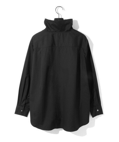 MIDIUMISOLID / ミディウミソリッド シャツ・ブラウス | MIDIUMISOLID for Ladies ドレープハイネックシャツ | 詳細18