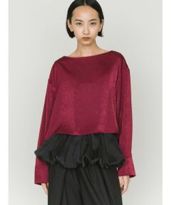 MIDIUMISOLID / ミディウミソリッド カットソー | MIDIUMISOLID for Ladies サテンプルオーバー