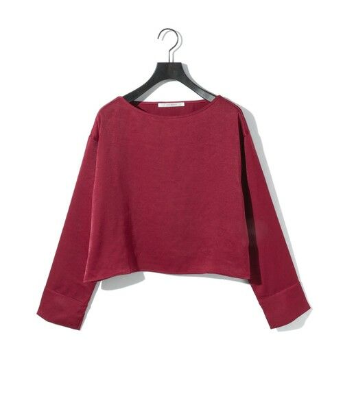 MIDIUMISOLID / ミディウミソリッド カットソー | MIDIUMISOLID for Ladies サテンプルオーバー | 詳細1