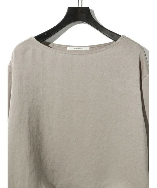 MIDIUMISOLID / ミディウミソリッド カットソー | MIDIUMISOLID for Ladies サテンプルオーバー | 詳細12