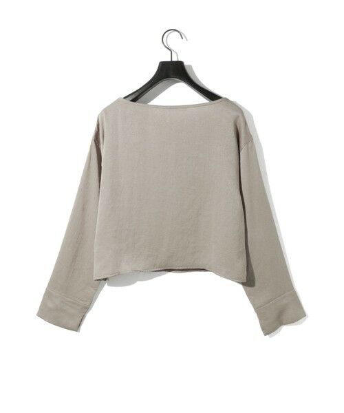 MIDIUMISOLID / ミディウミソリッド カットソー | MIDIUMISOLID for Ladies サテンプルオーバー | 詳細15