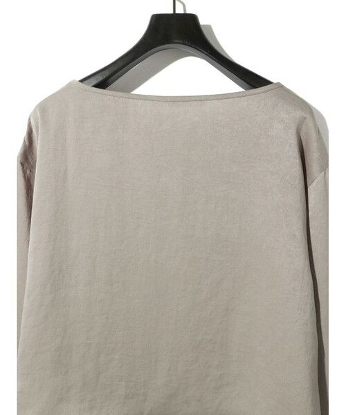 MIDIUMISOLID / ミディウミソリッド カットソー | MIDIUMISOLID for Ladies サテンプルオーバー | 詳細16