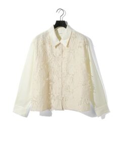 MIDIUMISOLID / ミディウミソリッド シャツ・ブラウス | MIDIUMISOLID for Ladies フロントジャカードシャツ