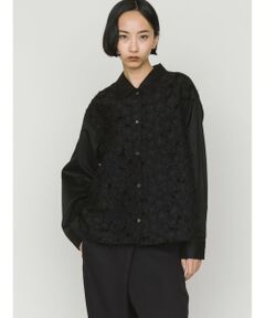 MIDIUMISOLID / ミディウミソリッド シャツ・ブラウス | MIDIUMISOLID for Ladies フロントジャカードシャツ