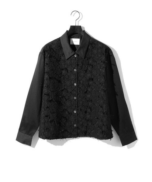 MIDIUMISOLID / ミディウミソリッド シャツ・ブラウス | MIDIUMISOLID for Ladies フロントジャカードシャツ | 詳細2