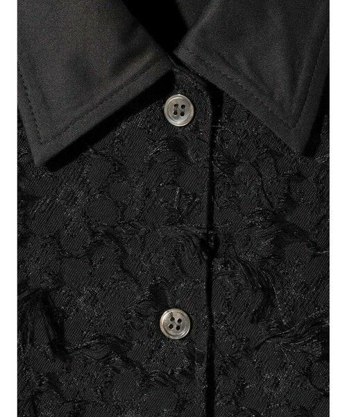 MIDIUMISOLID / ミディウミソリッド シャツ・ブラウス | MIDIUMISOLID for Ladies フロントジャカードシャツ | 詳細3