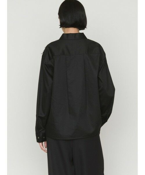 MIDIUMISOLID / ミディウミソリッド シャツ・ブラウス | MIDIUMISOLID for Ladies フロントジャカードシャツ | 詳細6