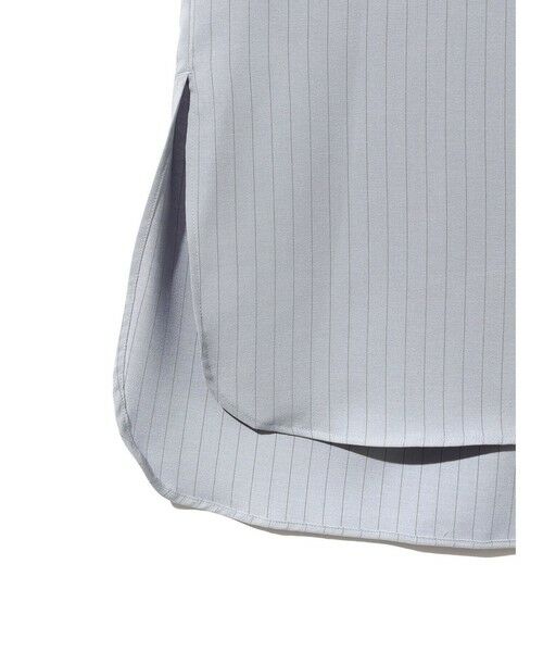 MIDIUMISOLID / ミディウミソリッド シャツ・ブラウス | MIDIUMISOLID バンドカラーロングシャツ | 詳細15