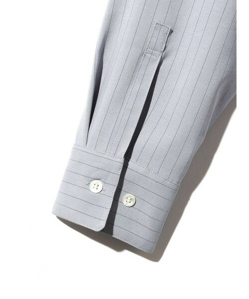 MIDIUMISOLID / ミディウミソリッド シャツ・ブラウス | MIDIUMISOLID バンドカラーロングシャツ | 詳細18