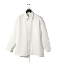 MIDIUMISOLID / ミディウミソリッド シャツ・ブラウス | MIDIUMISOLID ドローストリングシャツ