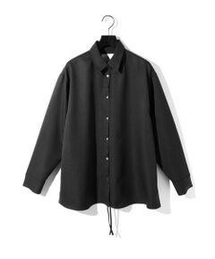 MIDIUMISOLID / ミディウミソリッド シャツ・ブラウス | MIDIUMISOLID ドローストリングシャツ