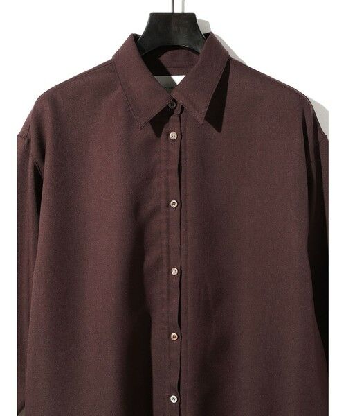 MIDIUMISOLID / ミディウミソリッド シャツ・ブラウス | MIDIUMISOLID ドローストリングシャツ | 詳細4