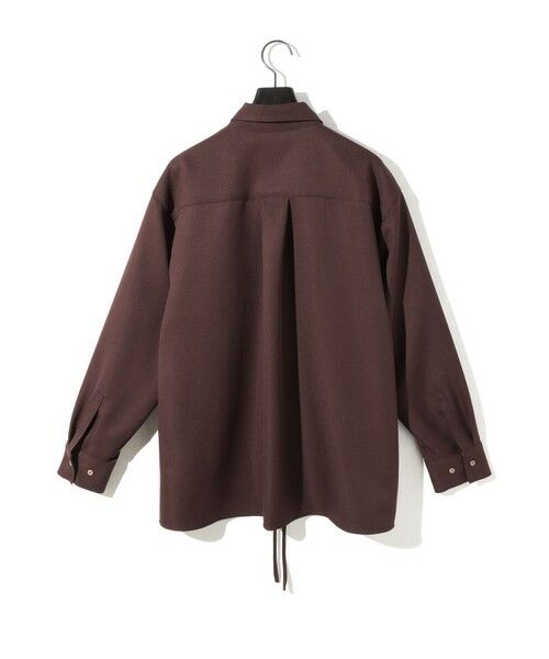 MIDIUMISOLID / ミディウミソリッド シャツ・ブラウス | MIDIUMISOLID ドローストリングシャツ | 詳細9