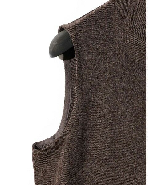 MIDIUMISOLID / ミディウミソリッド ロング・マキシ丈ワンピース | MIDIUMISOLID for Ladies ハイネックノースリーブワンピース | 詳細3