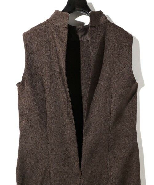 MIDIUMISOLID / ミディウミソリッド ロング・マキシ丈ワンピース | MIDIUMISOLID for Ladies ハイネックノースリーブワンピース | 詳細7