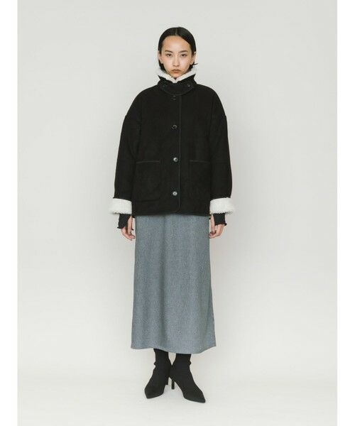 MIDIUMISOLID / ミディウミソリッド ロング・マキシ丈ワンピース | MIDIUMISOLID for Ladies ハイネックノースリーブワンピース | 詳細21