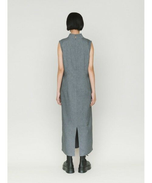 MIDIUMISOLID / ミディウミソリッド ロング・マキシ丈ワンピース | MIDIUMISOLID for Ladies ハイネックノースリーブワンピース | 詳細16