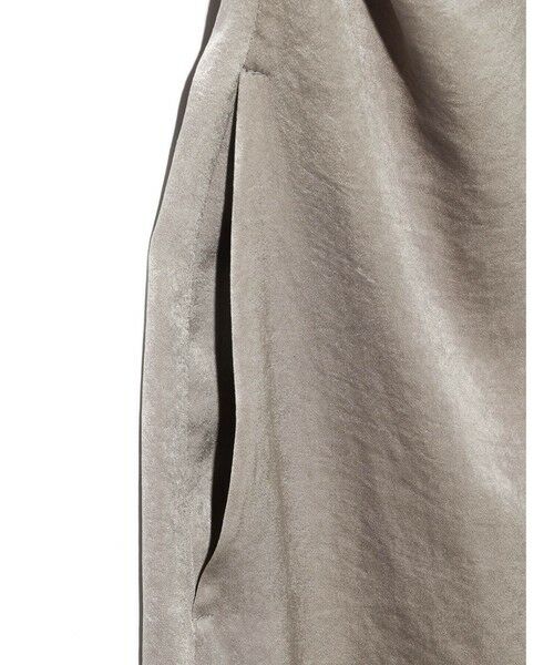 MIDIUMISOLID / ミディウミソリッド ロング・マキシ丈ワンピース | MIDIUMISOLID for Ladies ランダムシャーリングワンピース | 詳細15