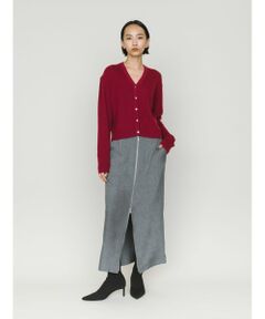 MIDIUMISOLID / ミディウミソリッド ミニ・ひざ丈スカート | MIDIUMISOLID for Ladies フロントジップスカート