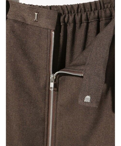 MIDIUMISOLID / ミディウミソリッド ミニ・ひざ丈スカート | MIDIUMISOLID for Ladies フロントジップスカート | 詳細4