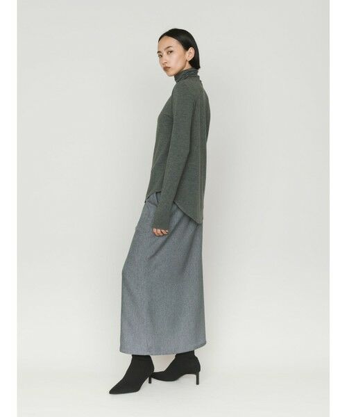 MIDIUMISOLID / ミディウミソリッド ミニ・ひざ丈スカート | MIDIUMISOLID for Ladies フロントジップスカート | 詳細13