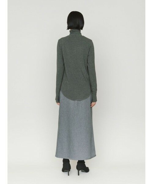 MIDIUMISOLID / ミディウミソリッド ミニ・ひざ丈スカート | MIDIUMISOLID for Ladies フロントジップスカート | 詳細14