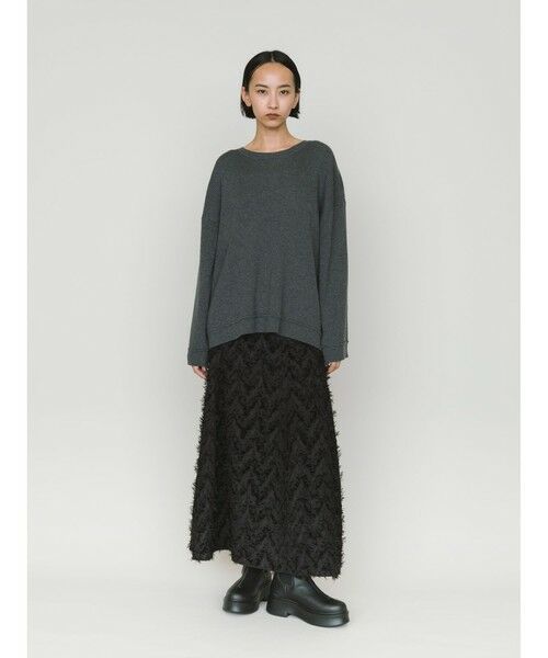 MIDIUMISOLID / ミディウミソリッド ミニ・ひざ丈スカート | MIDIUMISOLID for Ladies マーメイドコクーンスカート | 詳細14