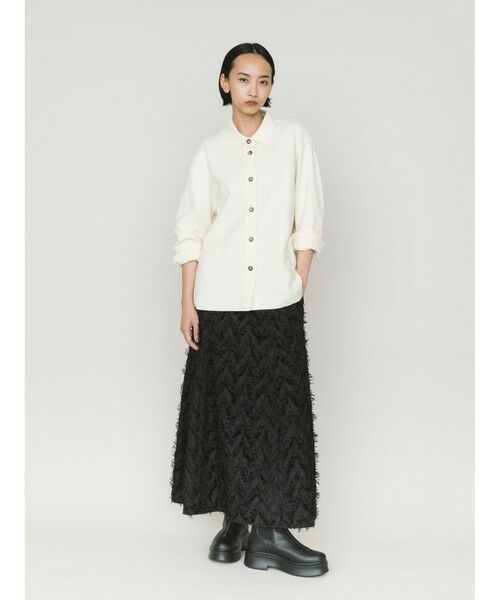 MIDIUMISOLID / ミディウミソリッド ミニ・ひざ丈スカート | MIDIUMISOLID for Ladies マーメイドコクーンスカート | 詳細15