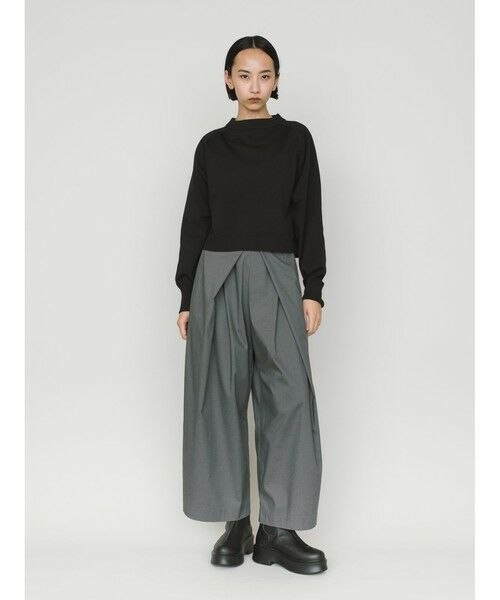 MIDIUMISOLID / ミディウミソリッド その他パンツ | MIDIUMISOLID タックワイドパンツ | 詳細10