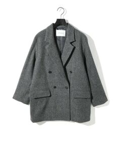 MIDIUMISOLID / ミディウミソリッド テーラードジャケット | MIDIUMISOLID for Ladies ダブルブレストツイードジャケット
