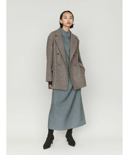 MIDIUMISOLID / ミディウミソリッド テーラードジャケット | MIDIUMISOLID for Ladies ダブルブレストツイードジャケット | 詳細10