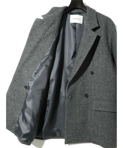 MIDIUMISOLID / ミディウミソリッド テーラードジャケット | MIDIUMISOLID for Ladies ダブルブレストツイードジャケット | 詳細15