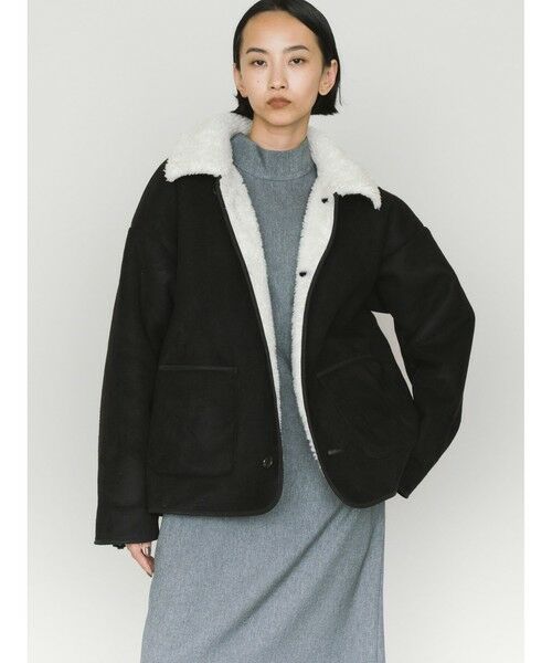 MIDIUMISOLID / ミディウミソリッド テーラードジャケット | MIDIUMISOLID ムートンジャケット | 詳細4