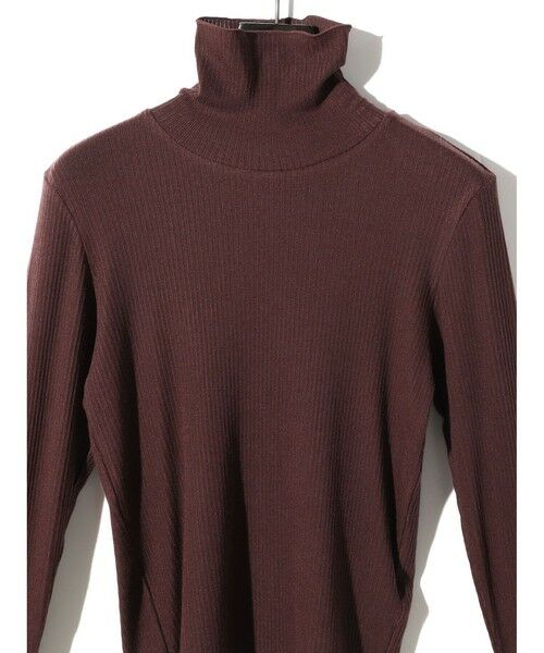 MIDIUMISOLID / ミディウミソリッド ニット・セーター | MIDIUMISOLID for Ladies ウォームシアーリブプルオーバー | 詳細13