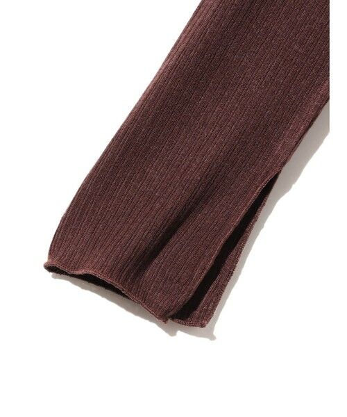 MIDIUMISOLID / ミディウミソリッド ニット・セーター | MIDIUMISOLID for Ladies ウォームシアーリブプルオーバー | 詳細15