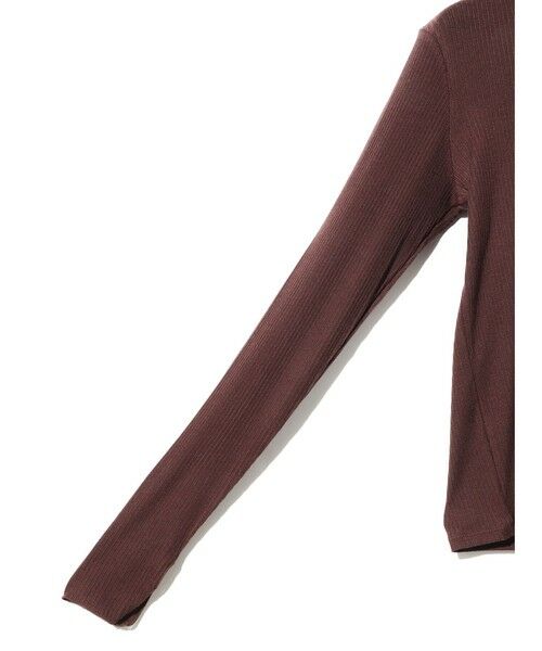 MIDIUMISOLID / ミディウミソリッド ニット・セーター | MIDIUMISOLID for Ladies ウォームシアーリブプルオーバー | 詳細3