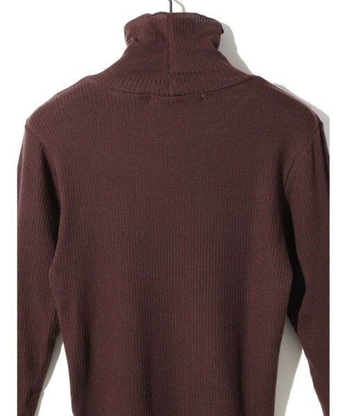 MIDIUMISOLID / ミディウミソリッド ニット・セーター | MIDIUMISOLID for Ladies ウォームシアーリブプルオーバー | 詳細6